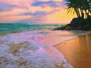 Hikkaduwa beach Sri Lanka